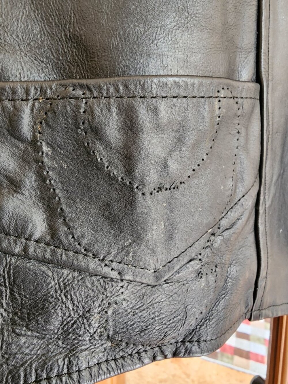 Leather Men's Vest Size 50 - Picture 8 of 8
